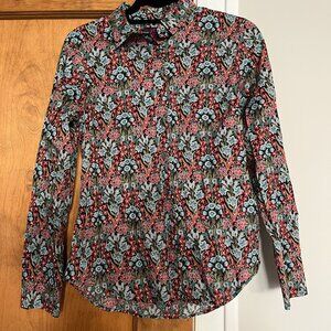 J.Crew Women's Perfect Shirt Liberty Size 6